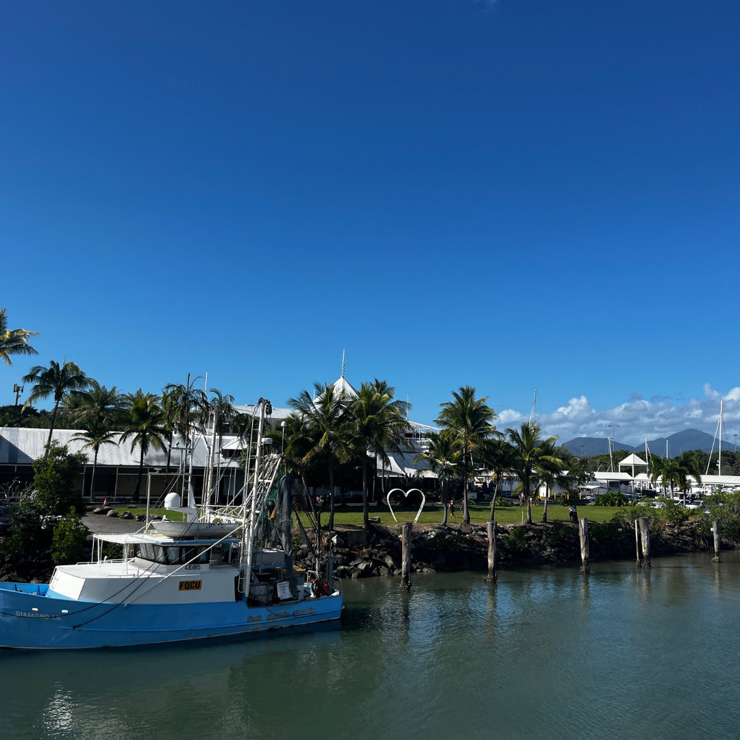 boat in harbor in australia