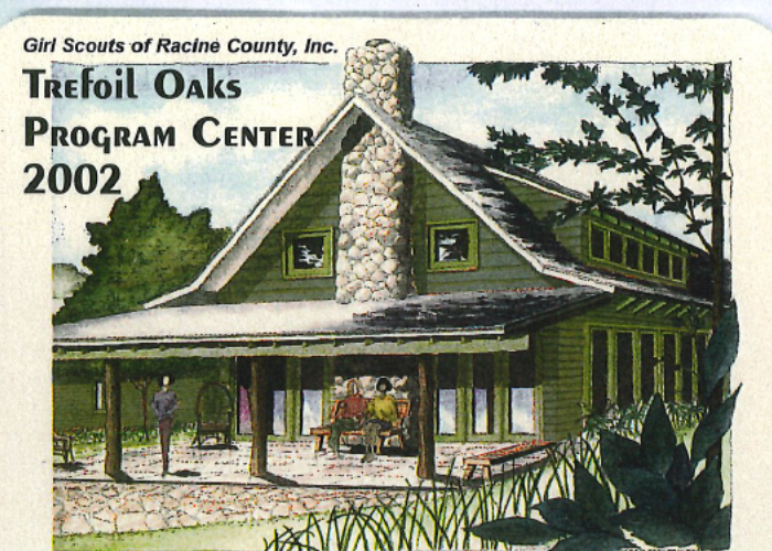 vintage trefoil oaks postcard