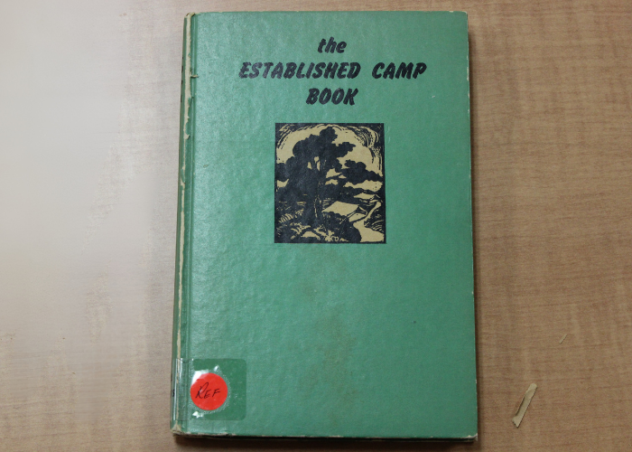 vintage historical girl scout camp book
