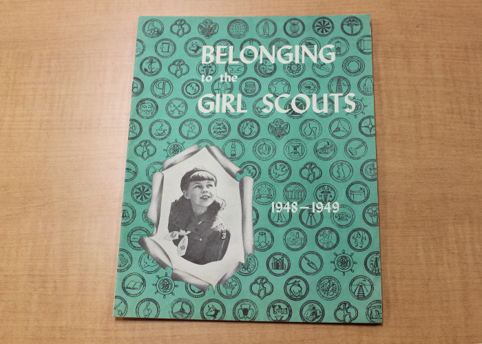 vintage historical girl scout book