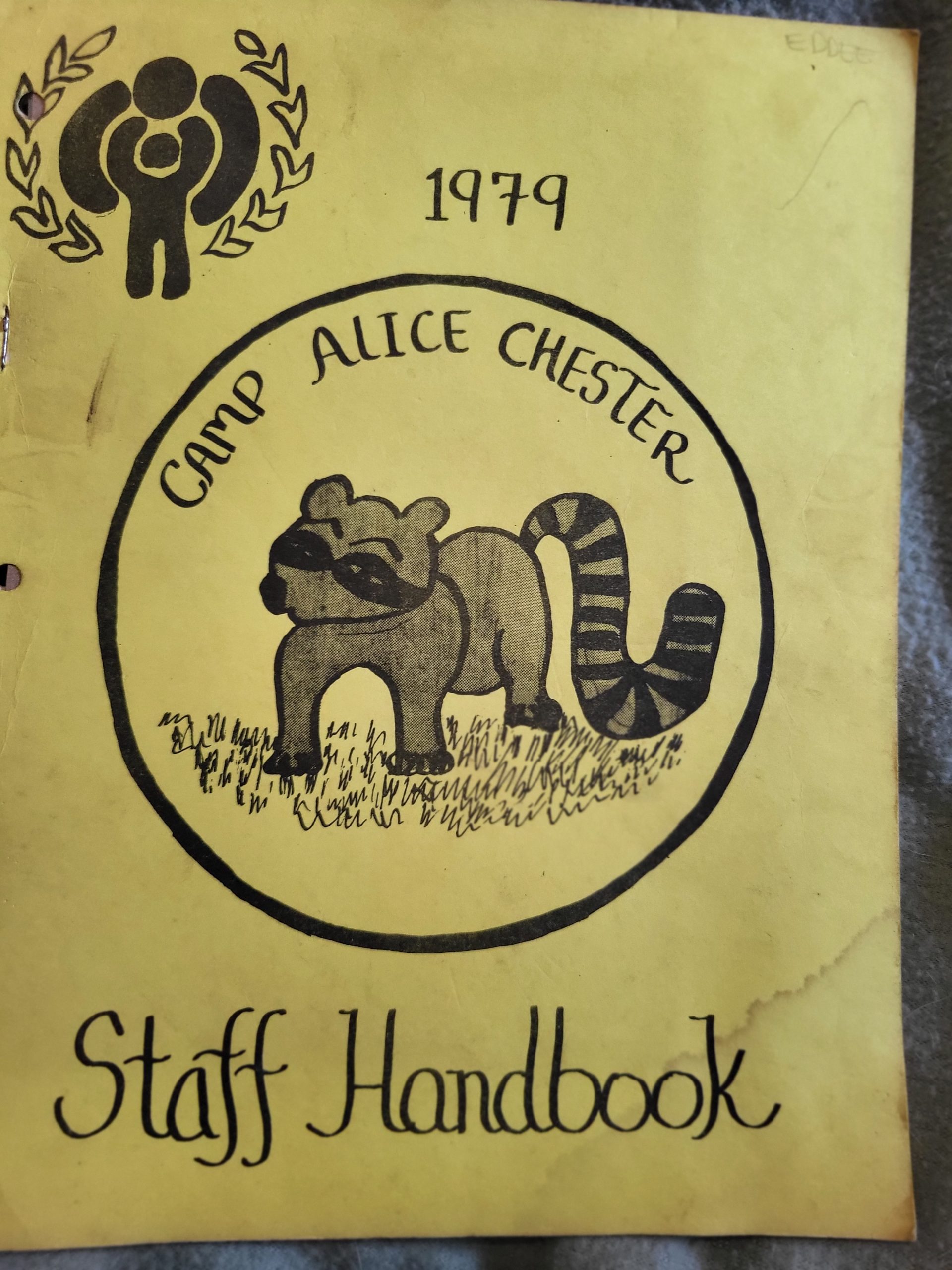 Camp Alice Chester staff handbook