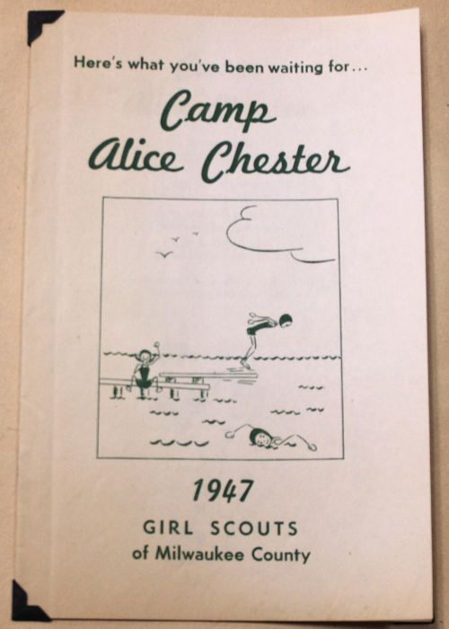 historic vintage summer camp book