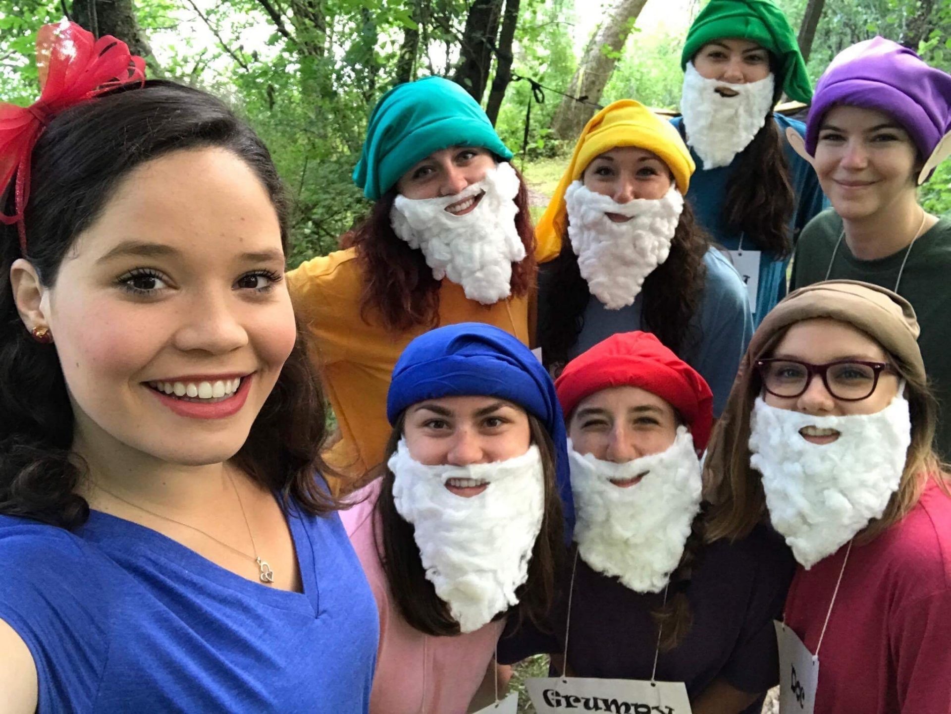 Day Camp by Community directors and counselors dressed up