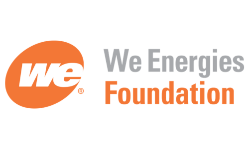 we energies foundation logo in grey and orange